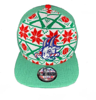 Hartford Yard Goats Ugly Sweater Snap-Back