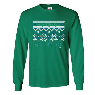 Hartford Yard Goats Ugly Sweater Long Sleeve - Kelly