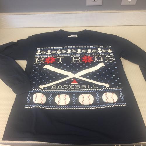 Bowling Green Hot Rods Mens "Ugly Sweater" Long Sleeve Shirt