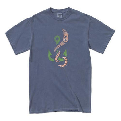 Gwinnett Stripers Comfort Color Alternate Worm Blue Jean Shirt