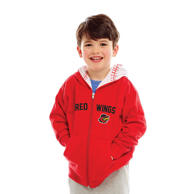 Red Toddler Full-Zip Hoodie