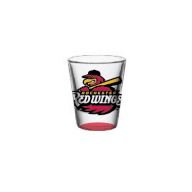 Primary Logo side of the Clear Shot Glass