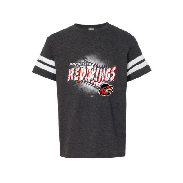 Rochester Red Wings Youth Charcoal Tee