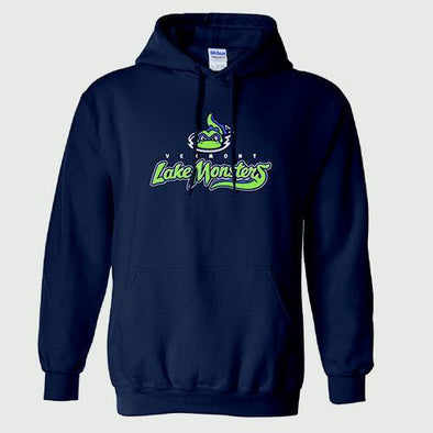 Vermont Lake Monsters Primary Logo Hooded Sweatshirt - Navy