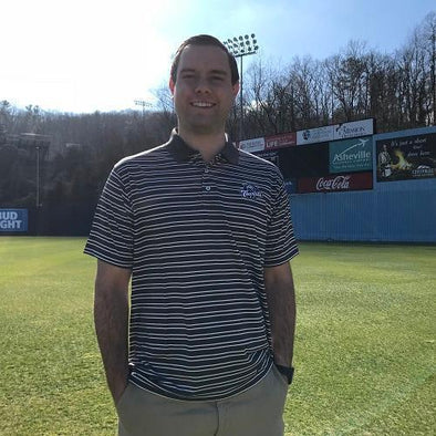 Asheville Tourists Grey Polo by Vantage