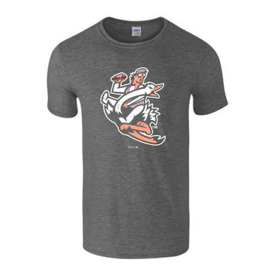 Grey Crazy Hot Dog Tee