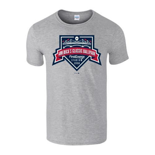 Grey Classic Ballpark Tee
