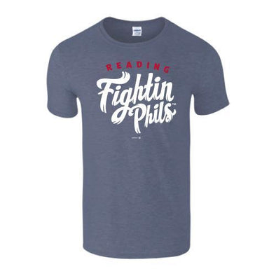 Heather Navy Fightin Phils Tee