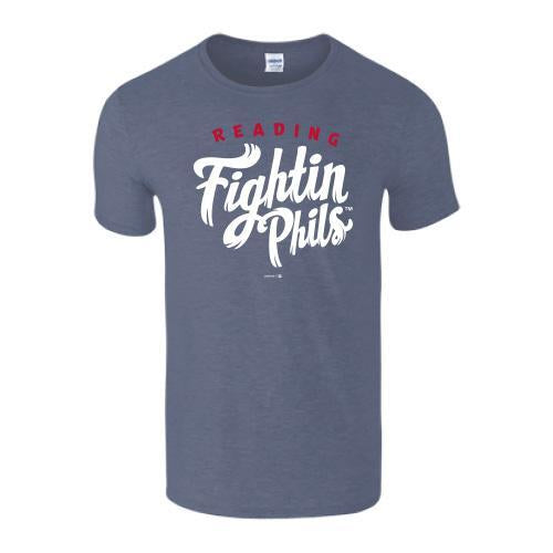 Heather Navy Fightin Phils Tee
