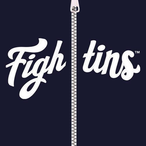 Navy Fightins Full Zip Hoodie