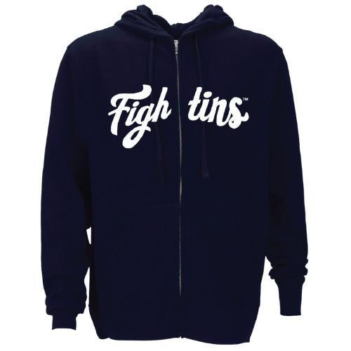 Navy Fightins Full Zip Hoodie