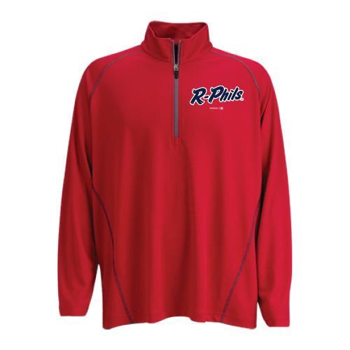 Red R-Phils Quarter Zip