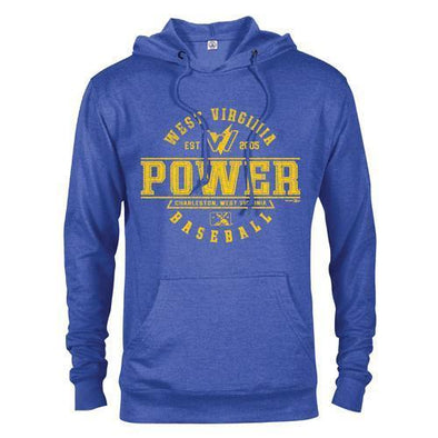 West Virginia Power WV Hoodie  Royal Heather