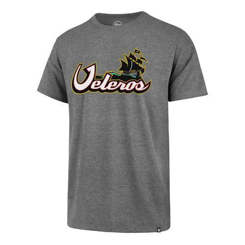 Columbus Clippers 47 Los Veleros Script Imprint Club Tee, Columbus Clippers