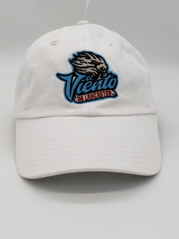 Lancaster JetHawks El Viento Adjustable White Hat