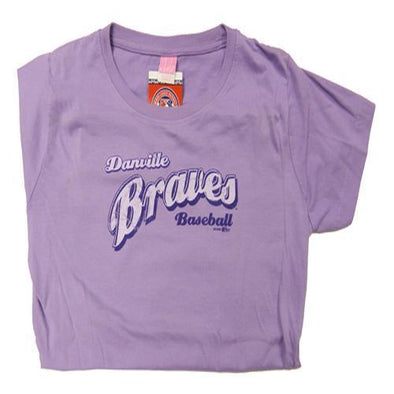 Danville Braves Ladies Visser Tee - Lavender