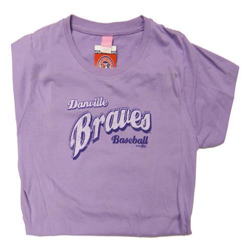 Danville Braves Ladies Visser Tee - Lavender