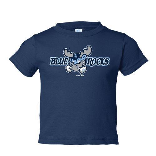 Wilmington Blue Rocks Toddler Navy Alt. Primary Logo Tee