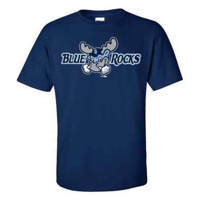 Wilmington Blue Rocks Adult Navy Alt. Primary Logo Tee