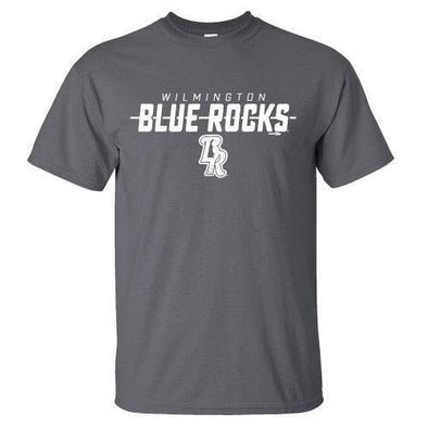 Wilmington Blue Rocks Adult Charcoal Short Tee