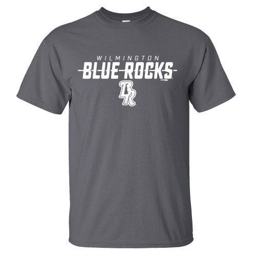 Wilmington Blue Rocks Adult Charcoal Short Tee