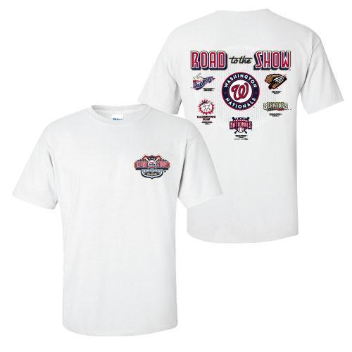 Harrisburg Senators Nationals Road to the Show Tee