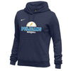 MYRTLE BEACH PELICANS NIKE WOMEN'S NAVY CLUB HOODY