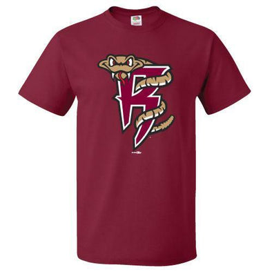 Wisconsin Timber Rattlers Cardinal Home R Logo T