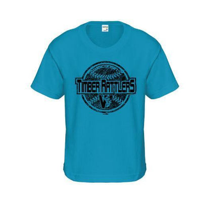 Wisconsin Timber Rattlers Youth Turquoise T-Shirt