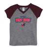 GIRLS V-NECK RAGLAN TEE