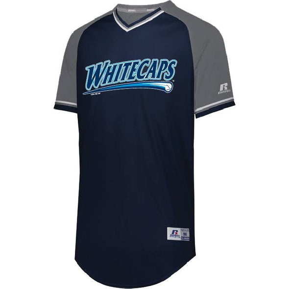 West Michigan Whitecaps Team Classic V-Neck Jersey-CUSTOM ORDER