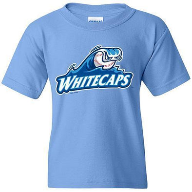 West Michigan Whitecaps Youth Primary Logo Tee - Carolina