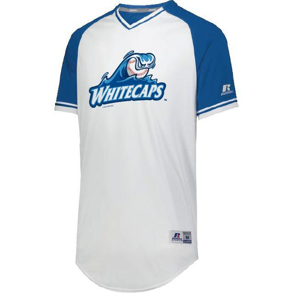 West Michigan Whitecaps Team Classic V-Neck Jersey-CUSTOM ORDER