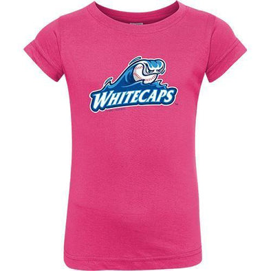West Michigan Whitecaps Toddler Girls Hot Pink Tee