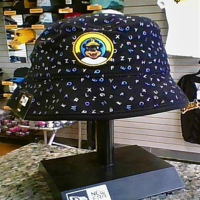 West Virginia Black Bears Youth Alphabet Bucket Hat