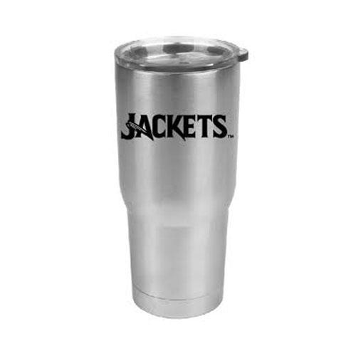 Augusta GreenJackets 22oz Silver Travel Tumbler