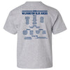 Wilmington Blue Rocks Youth Gray 2019 Carolina League Champions Tee