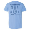 Wilmington Blue Rocks Adult Car. Blue 2019 Carolina League Champs Tee
