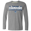 Wilmington Blue Rocks Adult Graphite Heather '19 Championship L/S Tee