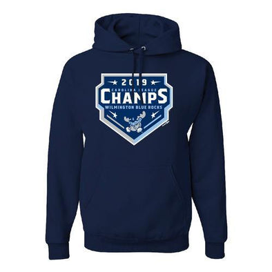 Wilmington Blue Rocks Adult Navy Carolina League Champions Hoodie