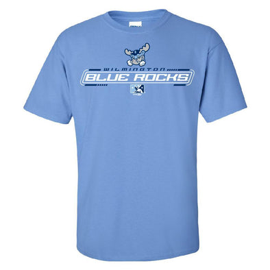 Wilmington Blue Rocks Adult Carolina Blue Stark Tee