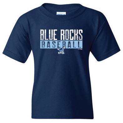 Wilmington Blue Rocks Youth Navy Steve Tee