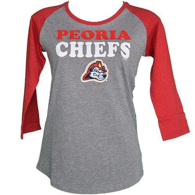 Peoria Chiefs Raglan Women's Tee