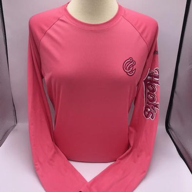 Columbia - Long Sleeve - Womens T Tidal - Road Logo - Lollipop Pink