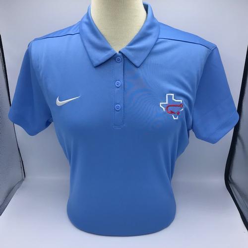 W Polo Gameday - Lt. Blue - Fauxback