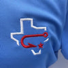 W Polo Gameday - Lt. Blue - Fauxback