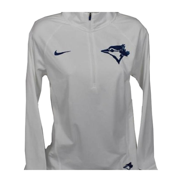 Toronto Blue Jays Women's Longsleeve White Element 1/4 Zip