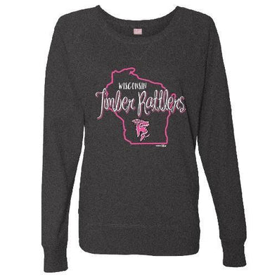 Wisconsin Timber Rattlers Pink State Pullover
