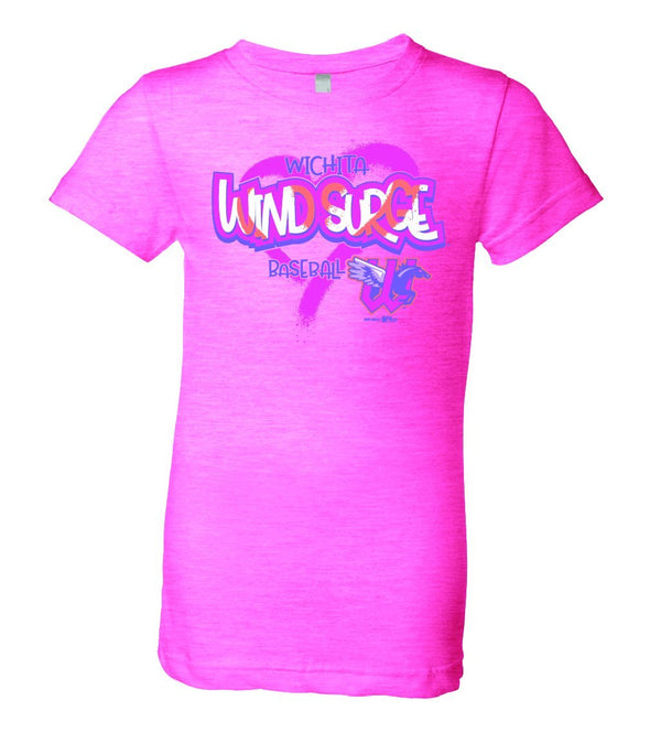 GIRLS NEON PRINCESS TEE