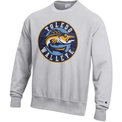 Reverse Weave Walleye Crewneck Sweatshirt